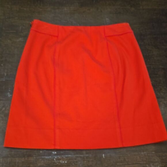 White House Black Market Red Pencil Skirt - Picture 7 of 15
